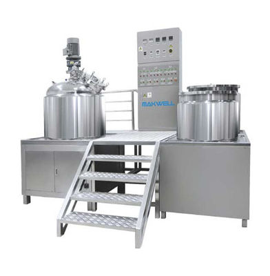 quality Emulsionante homogeneizante a vácuo de creme cosmético Emulsionador de alta cisalhagem Dispersor Mixer 2800rpm factory